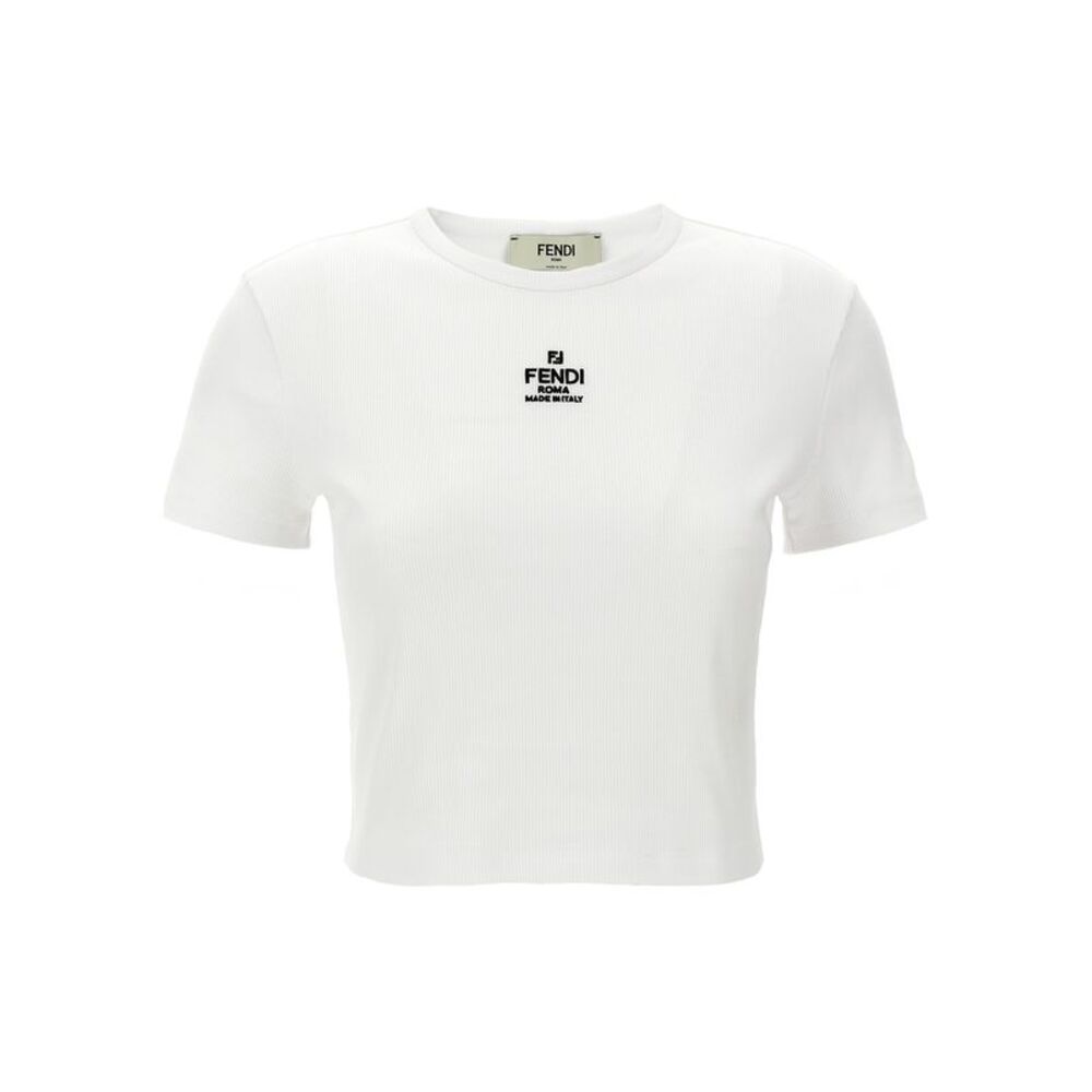 Fendi White Cotton Women's T-Shirt